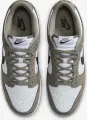 Кроссовки Nike DUNK LOW серо-белые IB3079-300
