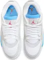 Кроссовки Nike AIR JORDAN 4 RM светло-серо-бело-голубые FQ7939-104