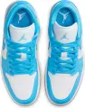 Кроссовки женские Nike AIR JORDAN 1 LOW голубо-белые DC0774-104