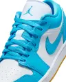Кроссовки женские Nike AIR JORDAN 1 LOW голубо-белые DC0774-104