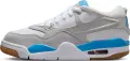 Кроссовки подростковые Nike AIR JORDAN 4 RM (GS) светло-серо-бело-голубые FQ7938-104
