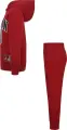 Спортивний костюм дитячий Nike JORDAN JERSEY TRACKSUIT червоно-чорний 85C651-R78