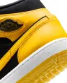 Кросівки Nike AIR JORDAN 1 MID SE жовто-чорні HJ6654-071
