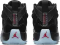 Кроссовки подростковые Nike JUMPMAN TWO TREY (GS) черно-голубые DQ8431-003