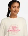Світшот жіночий Nike SPORTSWEAR CLUB FLEECE GRAPHIC кремово-рожевий HV2342-133