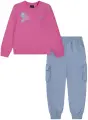 Спортивный костюм детский Nike BLUE JEANS AND BLING розово-голубой 35F206-BG6