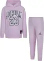 Спортивний костюм дитячий Nike JORDAN JERSEY TRACKSUIT світло-рожево-білий 35C651-A9Y