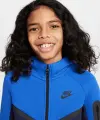 Толстовка підліткова Nike SPORTSWEAR TECH FLEECE синьо-темно-синя HV5867-451