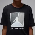 Футболка подростковая Nike JORDAN FLIGHT ESSENTIALS BOXED LOGO 3.0 черная 95F057-023