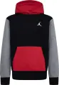 Худі підліткове Nike JORDAN BROOKLYN FLEECE чорно-червоно-сіре 95F116-KR5