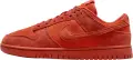Кроссовки женские Nike DUNK LOW SE красно-темно-оранжевые HV5756-633