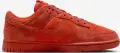Кроссовки женские Nike DUNK LOW SE красно-темно-оранжевые HV5756-633