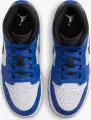 Кроссовки подростковые Nike AIR JORDAN 1 MID (GS) сине-бело-черные DQ8423-402