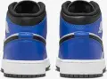 Кроссовки подростковые Nike AIR JORDAN 1 MID (GS) сине-бело-черные DQ8423-402
