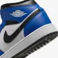 Кроссовки подростковые Nike AIR JORDAN 1 MID (GS) сине-бело-черные DQ8423-402