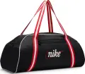Сумка спортивна жіноча Nike GYM CLUB TRAINING RETRO 24L чорно-червоно-біла DH6863-015