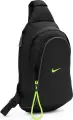 Сумка через плече Nike SPORTSWEAR ESSENTIALS SLING BAG чорно-салатова DJ9796-060