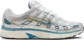 Кроссовки Nike P-6000 бело-серебряно-голубо-золотые HJ7246-100