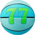Баскетбольний м'яч Nike JORDAN PLAYGROUND 8P L DONCIC блакитно-салатовий Розмір 7 J.101.3252.461.07