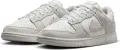 Кроссовки женские Nike DUNK LOW серо-белые HJ5777-100