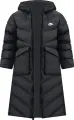 Куртка підліткова Nike SPORTSWEAR ALL DAY PLAY THERMA-FIT LOOSE-FIT FULL-LENGTH чорна HJ2538-010