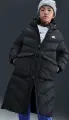 Куртка підліткова Nike SPORTSWEAR ALL DAY PLAY THERMA-FIT LOOSE-FIT FULL-LENGTH чорна HJ2538-010