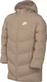 Куртка підліткова Nike SPORTSWEAR ALL DAY PLAY THERMA-FIT LOOSE-FIT MID-LENGTH бежева HJ2722-200