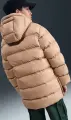 Куртка підліткова Nike SPORTSWEAR ALL DAY PLAY THERMA-FIT LOOSE-FIT MID-LENGTH бежева HJ2722-200