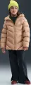 Куртка підліткова Nike SPORTSWEAR ALL DAY PLAY THERMA-FIT LOOSE-FIT MID-LENGTH бежева HJ2722-200