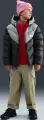 Куртка підліткова Nike SPORTSWEAR ALL DAY PLAY THERMA-FIT LOOSE-FIT чорно-сіра IB6164-010