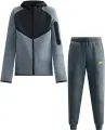 Спортивный костюм подростковый Nike SPORTSWEAR TECH FLEECE дымчато-серо-черный HV5867-060__HV5869-060
