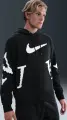 Худи Nike SPORTSWEAR CLUB FLEECE черно-белое IH4258-010