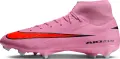 Бутсы Nike MERCURIAL ZOOM SUPERFLY 10 ACADEMY FG/MG розово-красные FQ1456-600