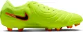 Бутси Nike TIEMPO LEGEND 10 PRO FG лаймово-оранжево-чорні DV4333-701