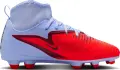 Бутси дитячі Nike JR PHANTOM 6 HIGH CLUB FG/MG світло-синьо-червоні HQ2022-400