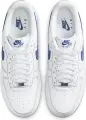 Кроссовки Nike AIR FORCE 1 '07 LV8 бело-темно-синие HQ2037-100
