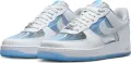 Кроссовки Nike AIR FORCE 1 RETRO бело-голубые IB5724-100