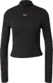 Лонгслив женский Nike SPORTSWEAR CHILL KNIT SLIM черный HV5027-011