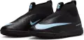Сороконіжки (шиповки) дитячі Nike JR MERCURIAL ZOOM SUPERFLY 10 ACADEMY TF чорно-блакитні FQ8310-001