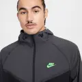 Вітровка Nike TECH WOVEN JACKET темно-сіро-чорно-салатова HM7151-013
