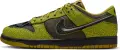 Кросівки Nike DUNK LOW RETRO QS лаймово-оливково-чорні HV6103-300