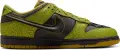 Кросівки Nike DUNK LOW RETRO QS лаймово-оливково-чорні HV6103-300