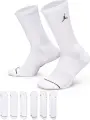 Шкарпетки Nike JORDAN EVERYDAY CUSHIONED CREW 6PR білі (6 пар) HV6228-100