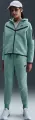 Толстовка підліткова Nike SPORTSWEAR TECH FLEECE бірюзова HV8695-017