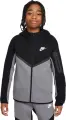 Толстовка підліткова Nike SPORTSWEAR TECH FLEECE сіро-чорна HV5867-084