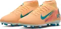 Бутси дитячі Nike JR MERCURIAL SUPERFLY 10 CLUB KYLIAN MBAPPÉ FG/MG оранжево-темно-бірюзові HF6283-801