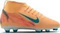 Бутси дитячі Nike JR MERCURIAL SUPERFLY 10 CLUB KYLIAN MBAPPÉ FG/MG оранжево-темно-бірюзові HF6283-801