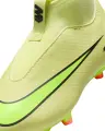 Бутси дитячі Nike JR MERCURIAL ZOOM SUPERFLY 10 ACADEMY FG/MG лаймові FQ8304-300