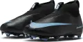 Бутсы детские Nike JR MERCURIAL ZOOM SUPERFLY 10 ACADEMY FG/MG черно-голубые FQ8304-001