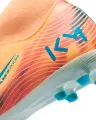 Бутси дитячі Nike JR MERCURIAL ZOOM SUPERFLY 10 ACADEMY KYLIAN MBAPPÉ FG/MG оранжево-темно-бірюзові HF3417-801